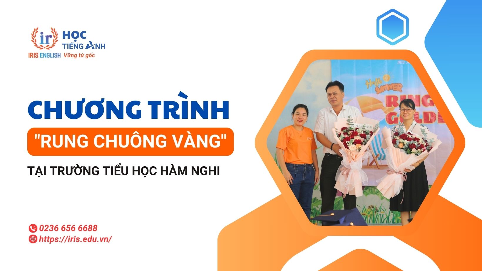 Iris Junior Chương Trình "rung Chuông Vàng" Tại Tiểu Học Hàm Nghi