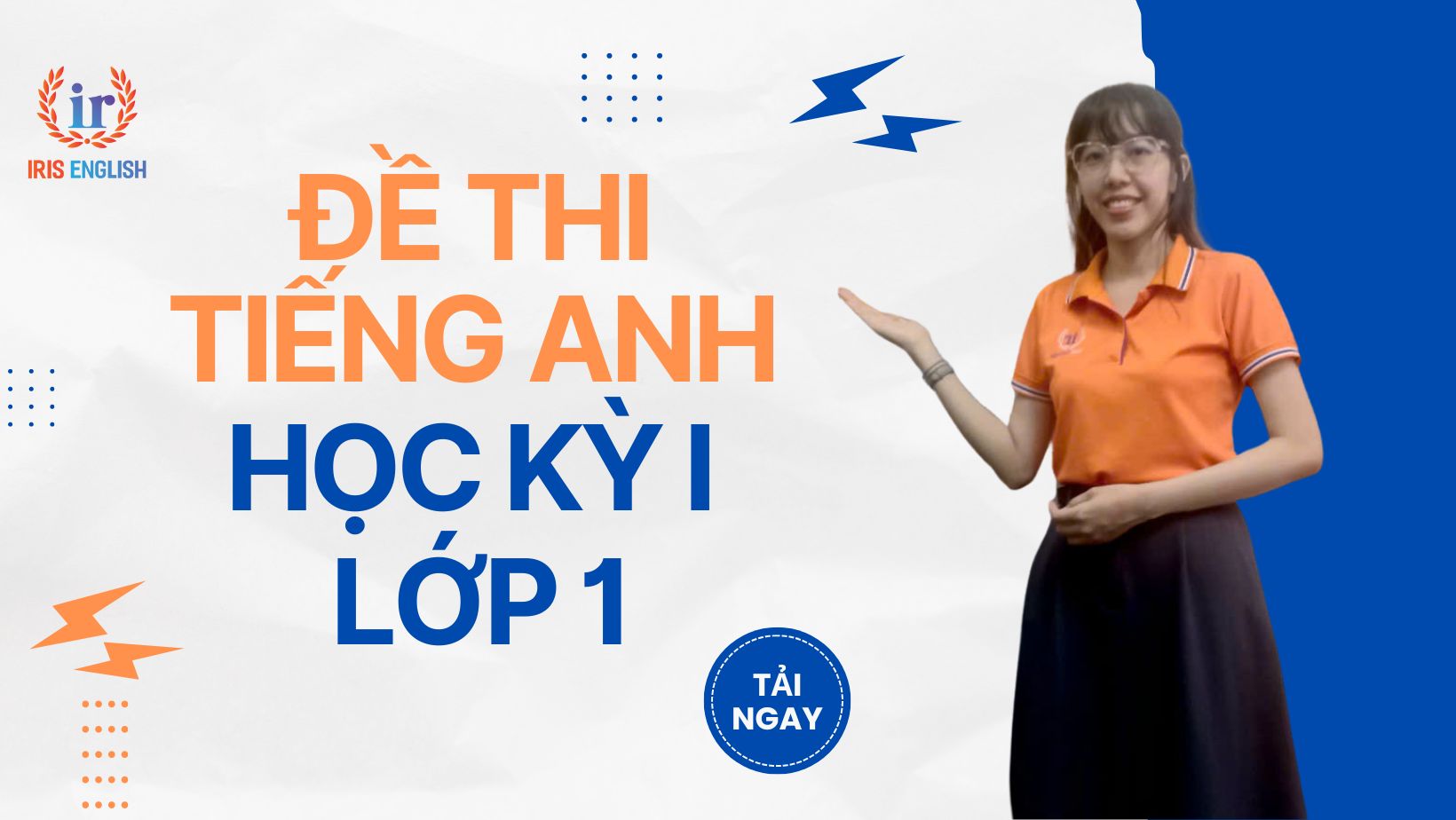 Đề thi tiếng Anh học kỳ I lớp 1