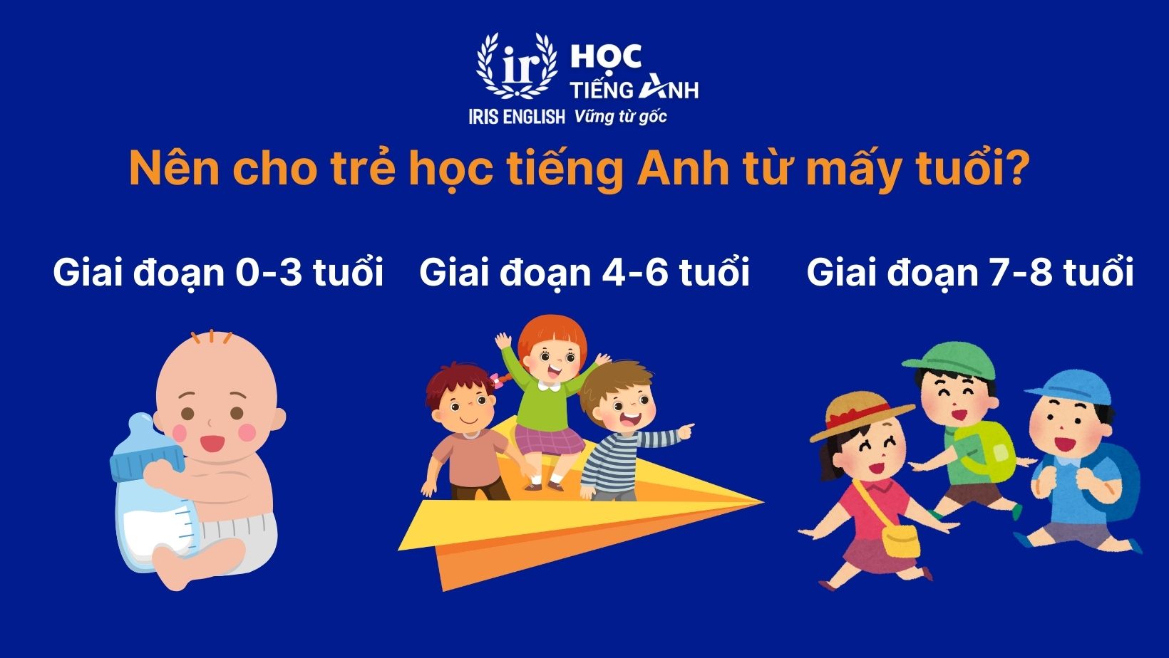 Nên cho trẻ học tiếng Anh từ mấy tuổi?