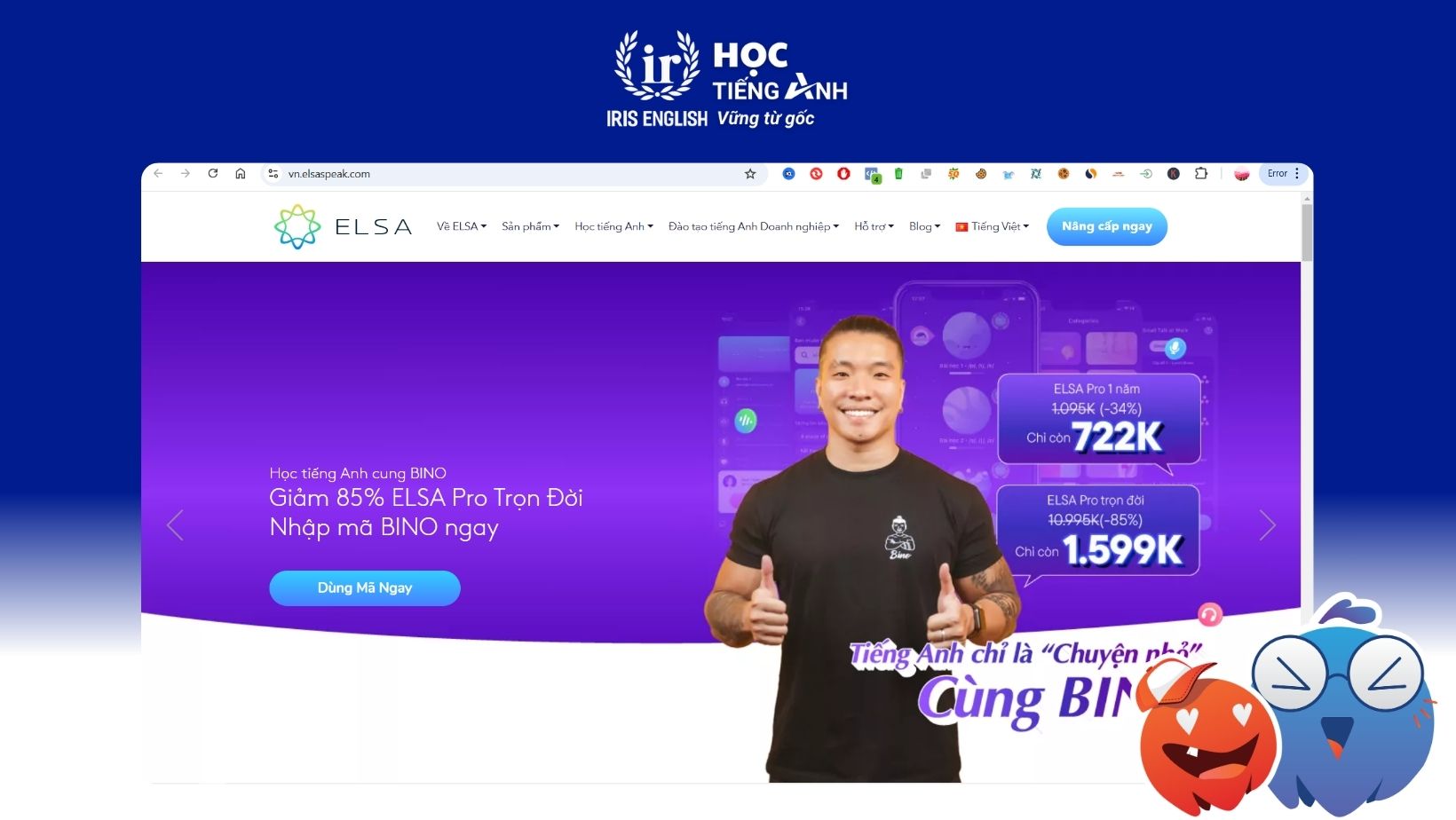 trang-web-kiem-tra-ky-nang-phat-am-tieng-anh-Elsa Speak