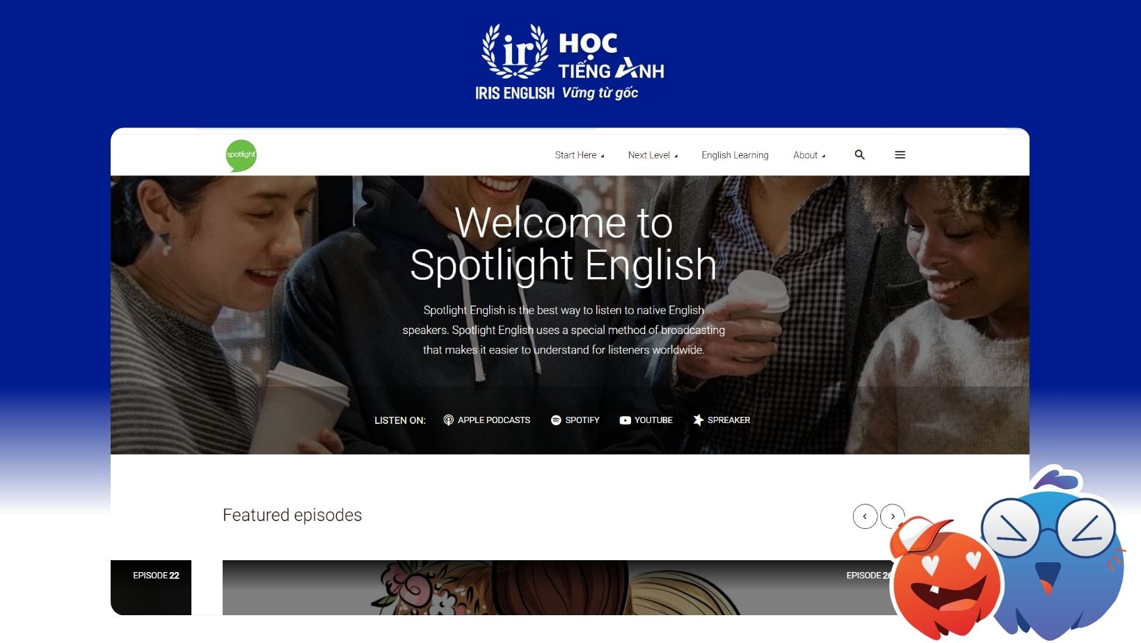 trang-web-kiem-tra-ky-nang-phat-am-tieng-anh-Spotlight English