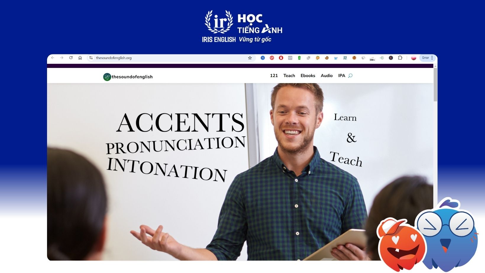 trang-web-kiem-tra-ky-nang-phat-am-tieng-anh-The Sound of English
