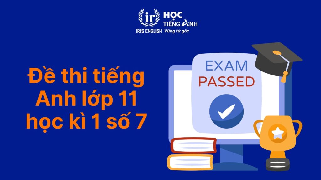 Đề thi tiếng Anh lớp 11 học kì 1 - Đề số 7