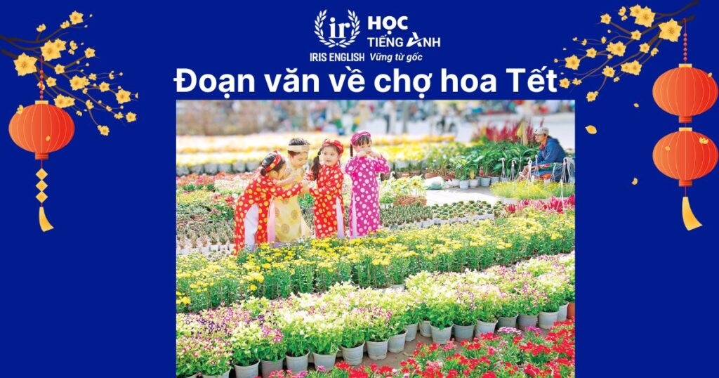 Đoạn văn viết về Tết bằng tiếng Anh số 11: Chợ hoa ngày Tết