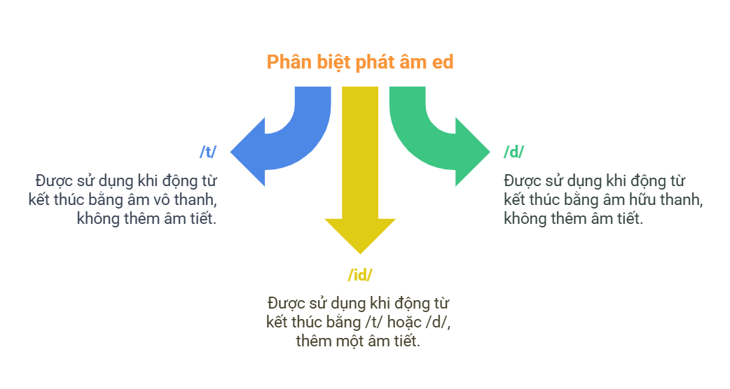 Phân biệt phát âm ed