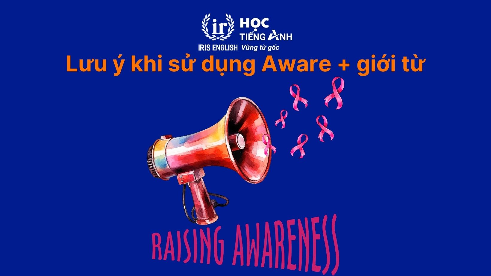 Lưu ý khi sử dụng Aware + giới từ