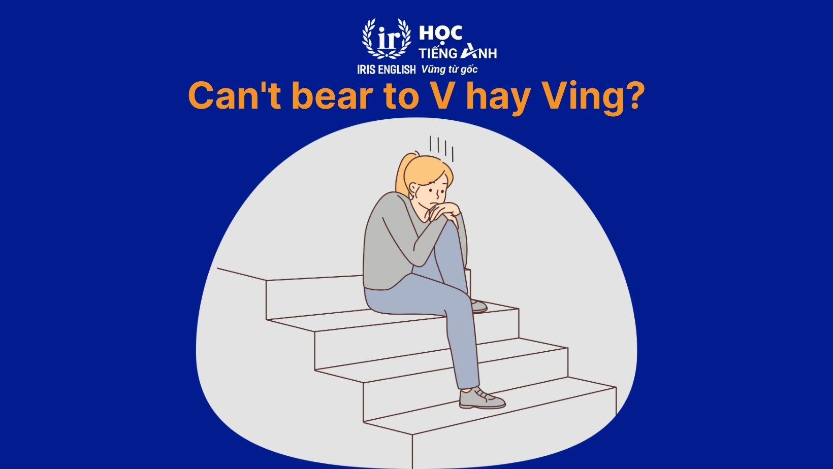 Can't bear to V hay Ving?