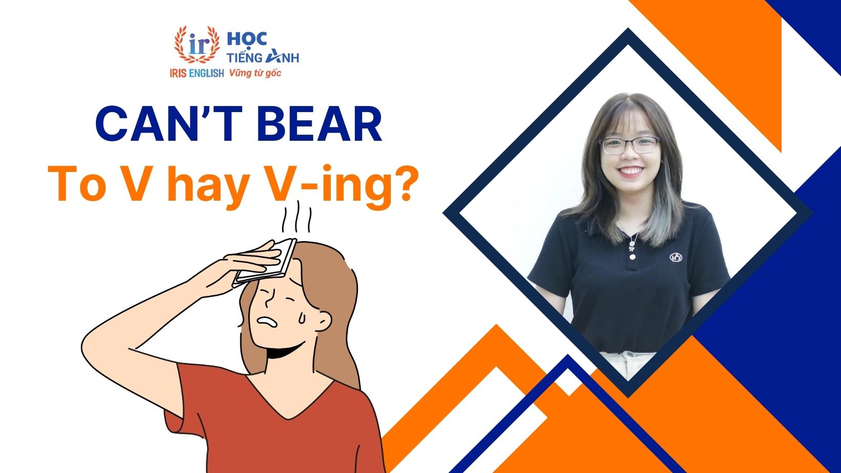 Can't bear to V hay Ving?