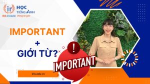 Important đi với giới từ gì?