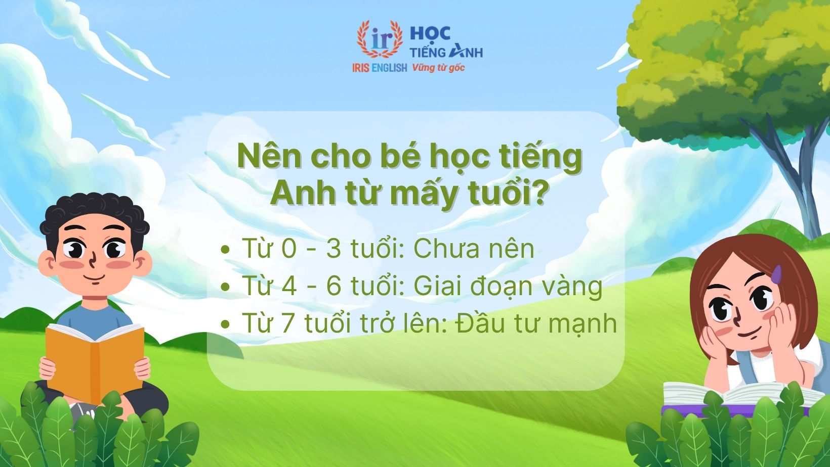 Nên cho bé học tiếng Anh từ mấy tuổi?