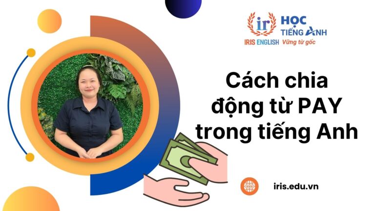 Hướng dẫn cách chia động từ Pay chi tiết nhất