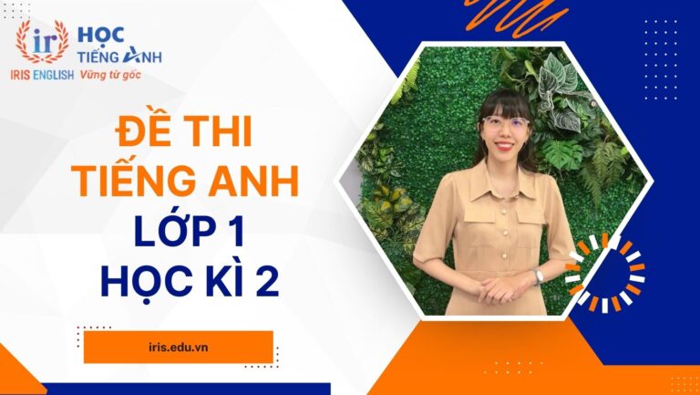 12+ đề thi tiếng Anh học kì 2 lớp 1 có đáp án