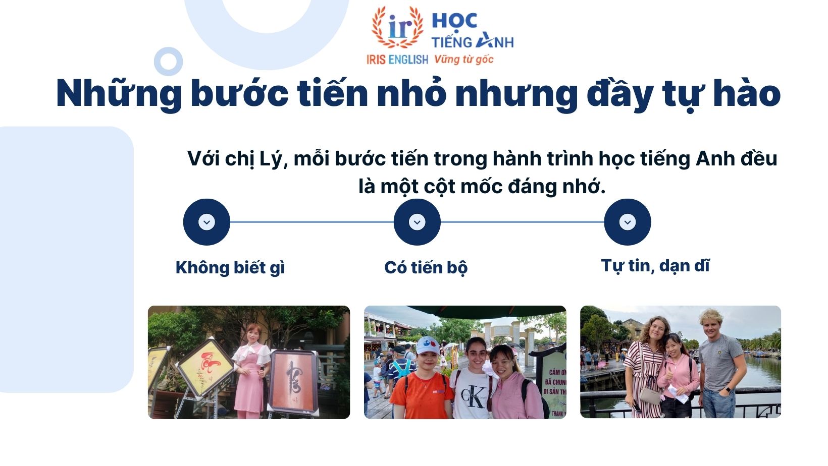 Những bước tiến nhỏ nhưng đầy tự hào