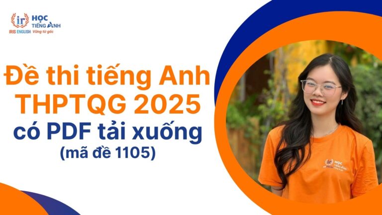 Đề thi tiếng Anh THPTQG 2025