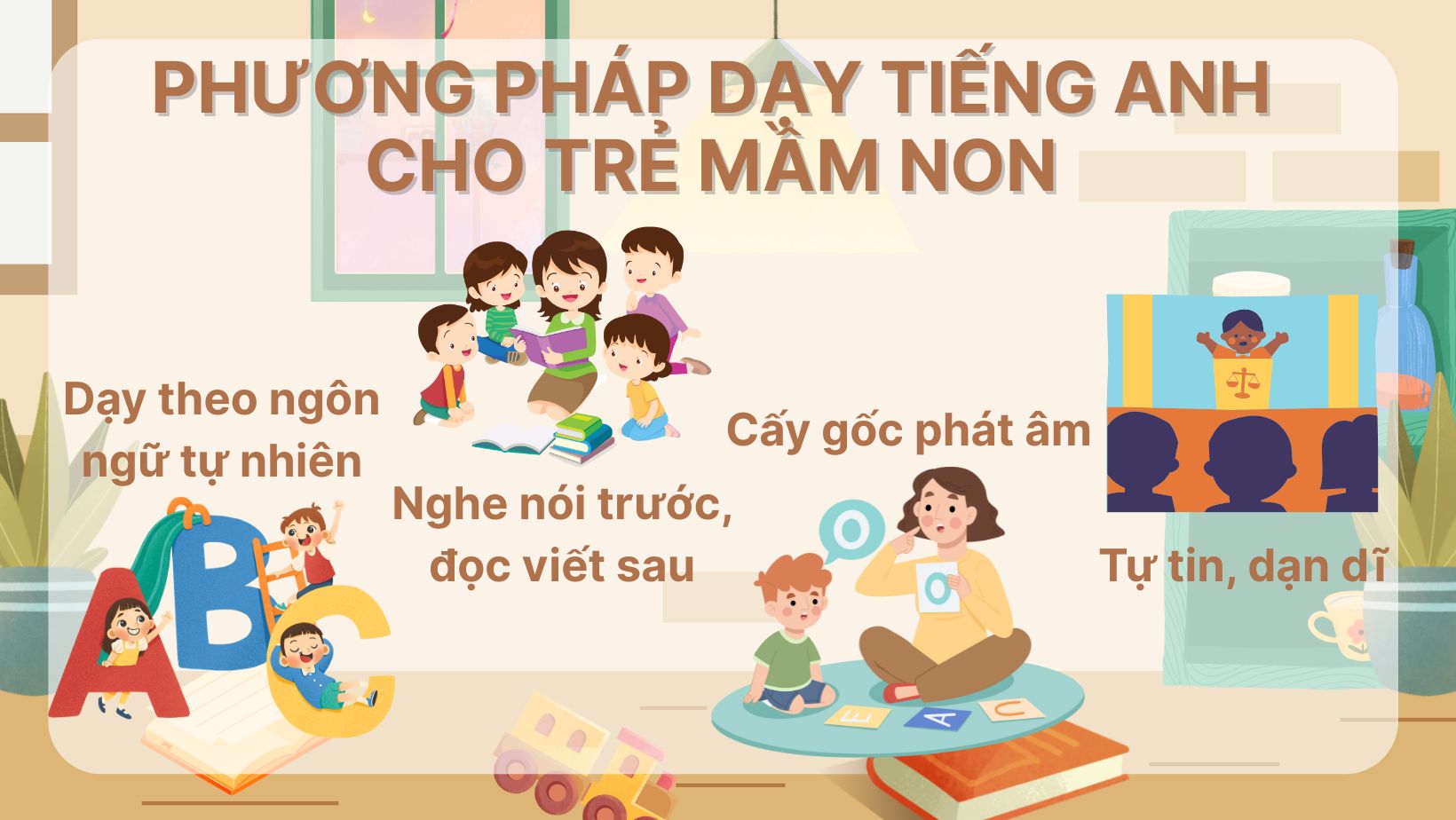 Phương pháp dạy tiếng Anh mầm non