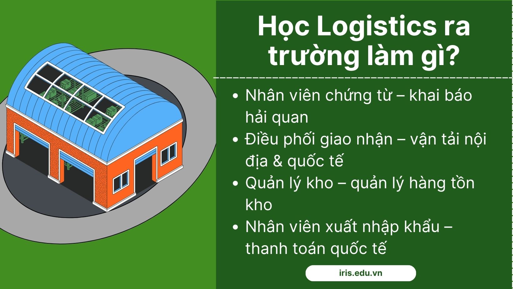 Học Logistics ra trường làm gì?
