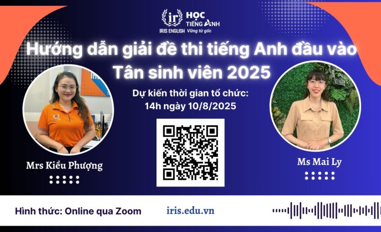 Talkshow hướng dẫn giải đề tiếng Anh đầu vào lần 1 năm 2025