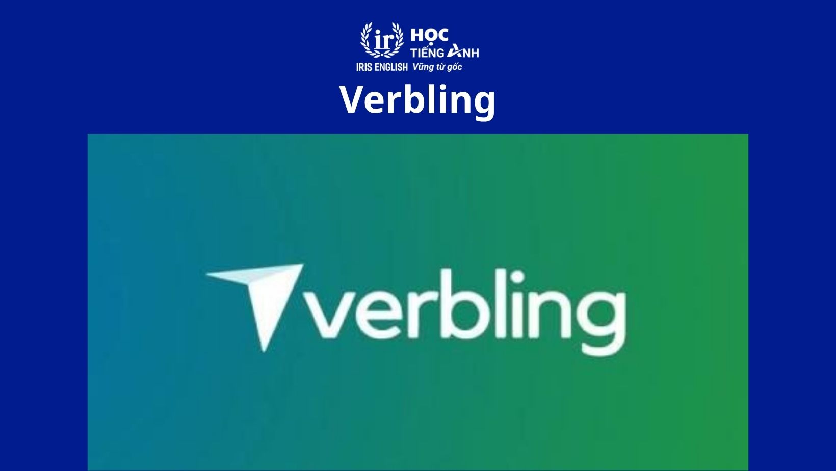 Verbling - Trang web luyện nói tiếng Anh miễn phí