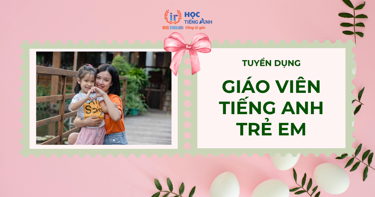 Giáo viên tiếng Anh cho trẻ em